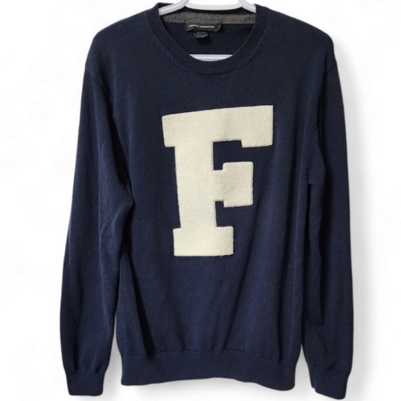 French Connection F patch sweater - Picture 2 of 6